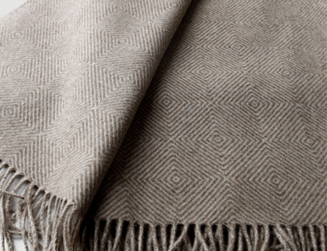 Outdoor Wool Throw Blanket