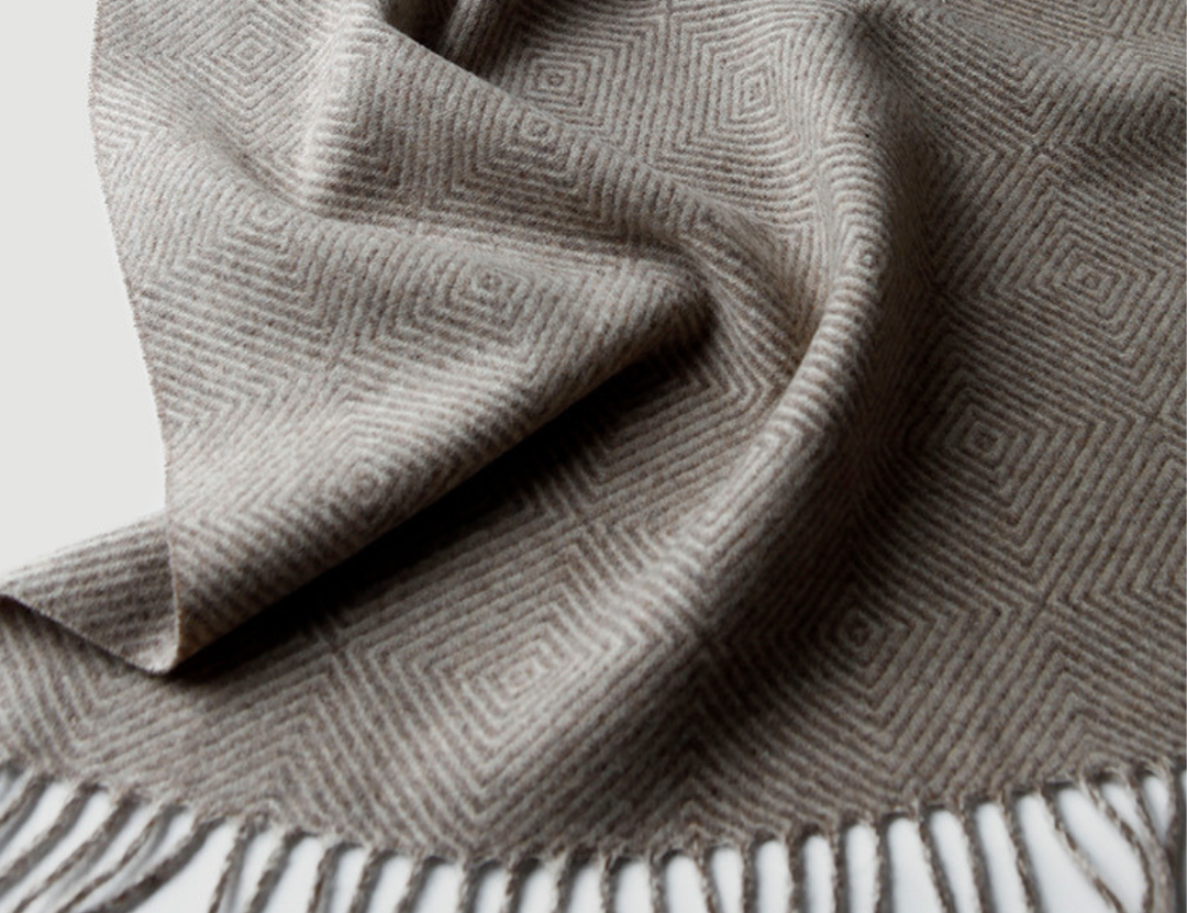 Outdoor Wool Throw Blanket