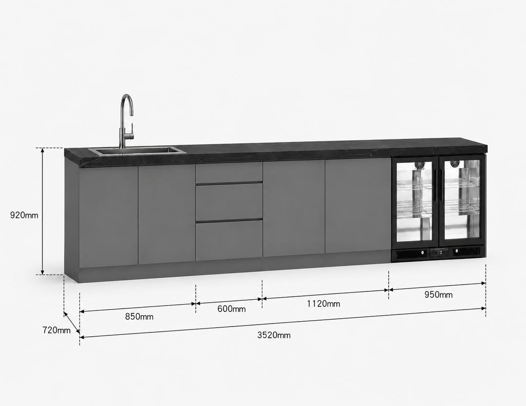 Phoenix 35-T Outdoor Kitchen Island