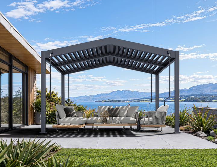Aspiring Manual Gable Roof Louvred Pergola