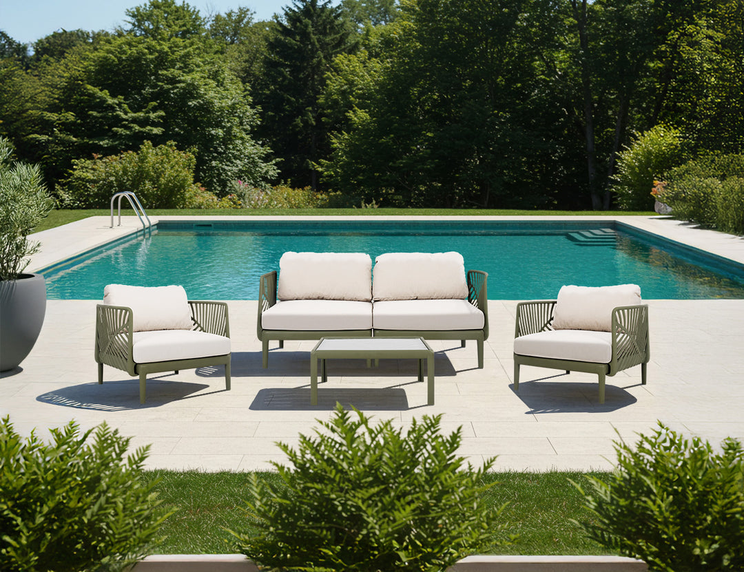 Aspen Plastic Sofa Set - 4pcs