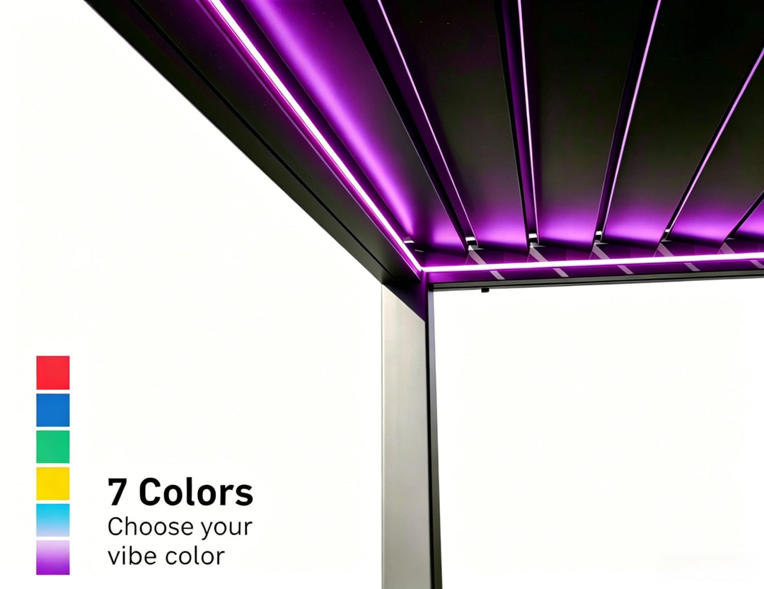 RGB LED Strip Light for Tasman Louvre Roof Pergola