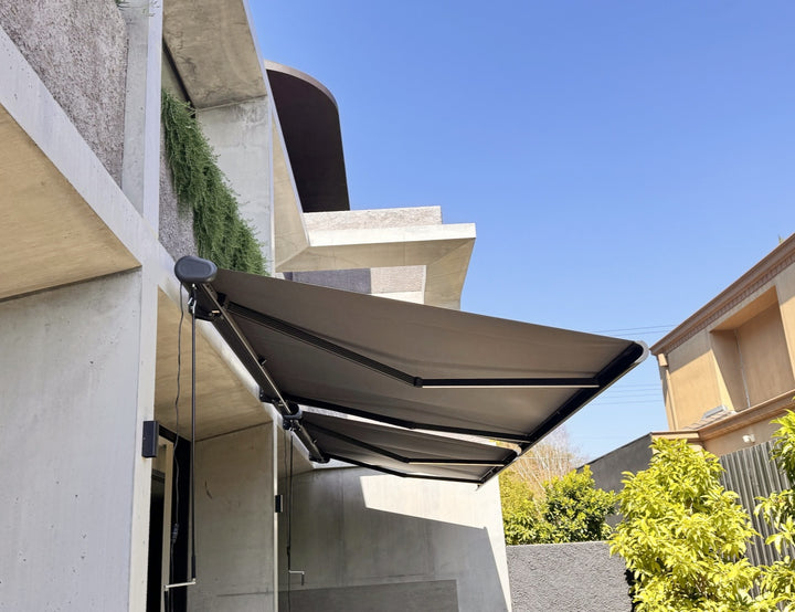 Rainier Full Cassette Motorised Retractable Awning