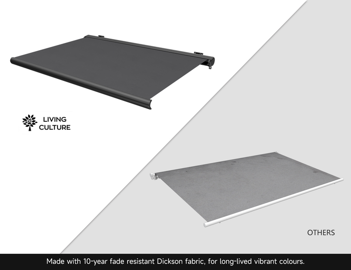 Rainier Full Cassette Motorised Retractable Awning