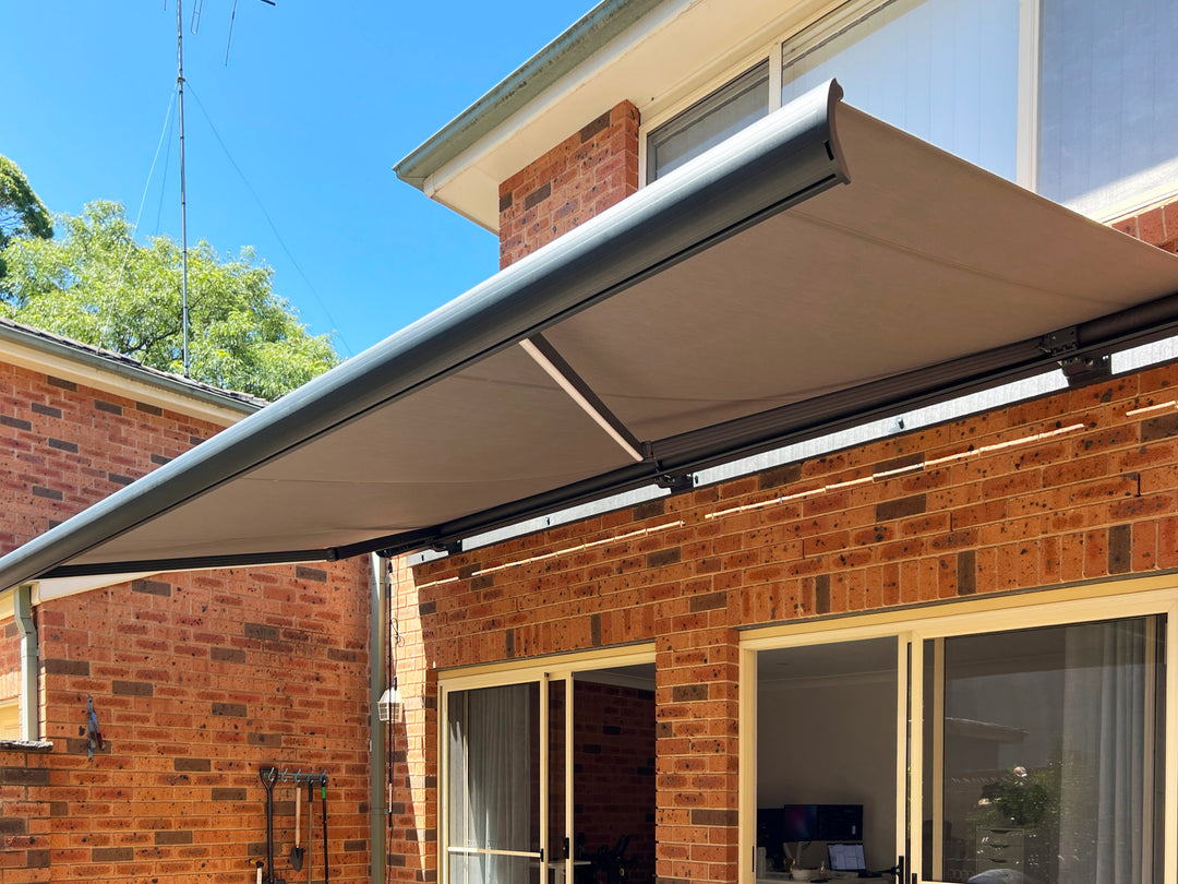 Rainier Pro Full Cassette Motorised Retractable Awning