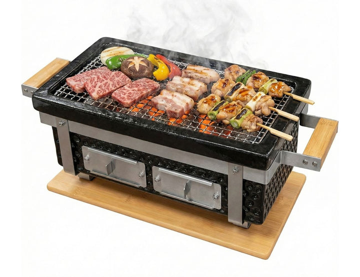 Hibachi Tabletop BBQ Grill - Rectangular