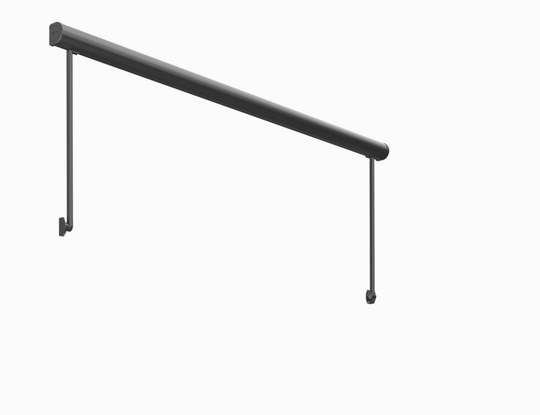 Custom Solaris Solar-Powered Pivot Arm Awning