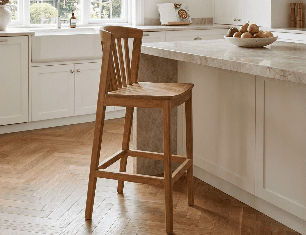 Solo teak Counter Chair-SH 65 cm