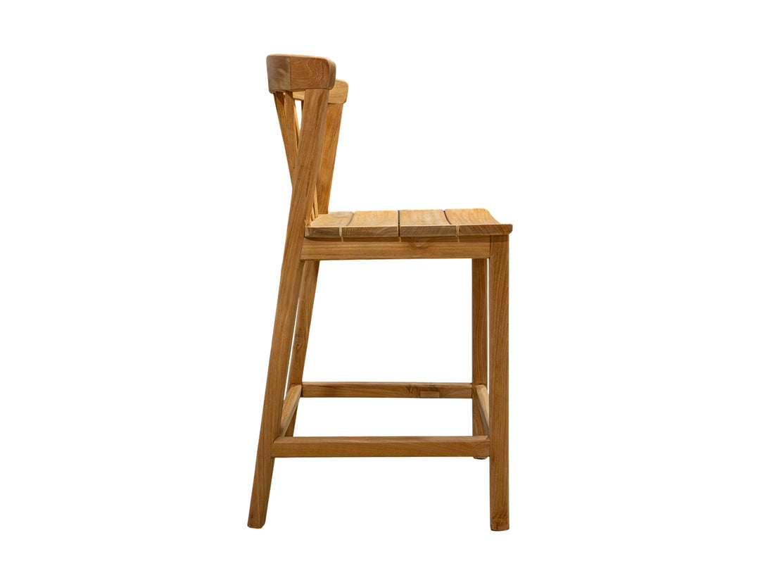 Solo teak Counter Chair-SH 65 cm