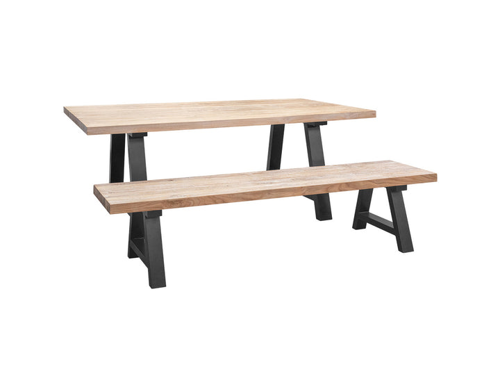 Sturdia Teak Dining Set 300cm-2PCS, Size: 3m,