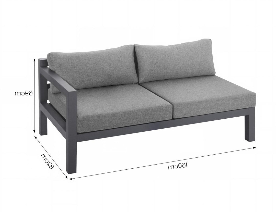 Sunbird Outdoor Sectional Right Arm Loveseat