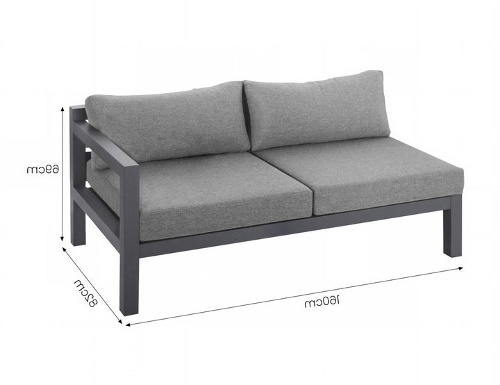 Sunbird Outdoor Sectional Right Arm Loveseat