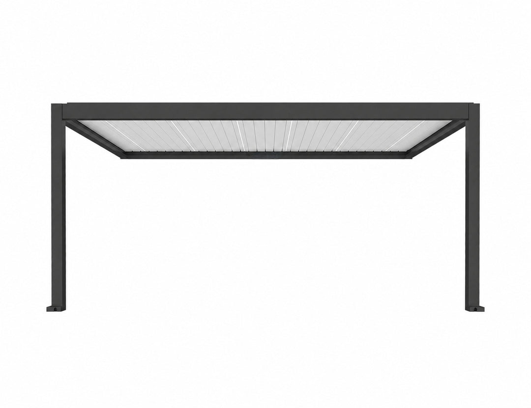 Tasman Motorised Wall Mounted Louvre Roof Aluminium Pergola