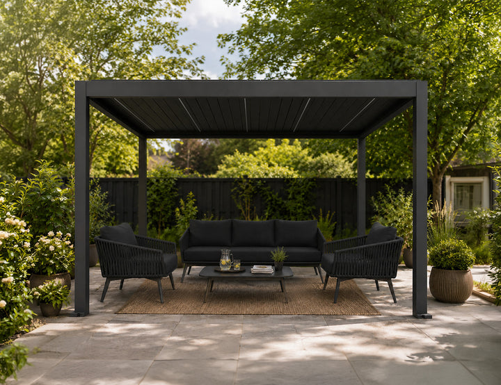 Tasman Motorised Freestanding Louvre Roof Aluminium Pergola