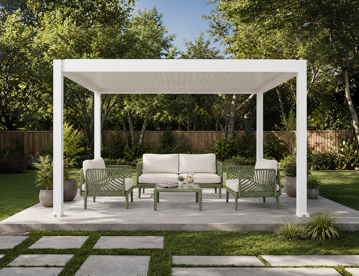 Tasman Motorised Freestanding Louvre Roof Aluminium Pergola