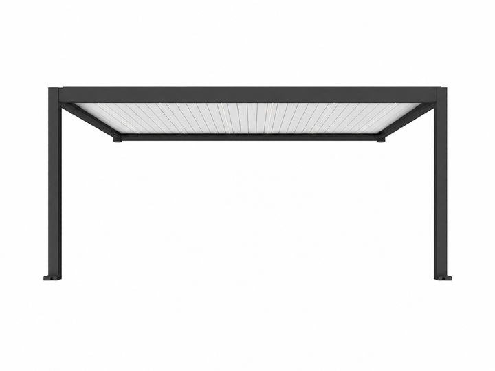 Tasman Motorised Wall Mounted Louvre Roof Aluminium Pergola