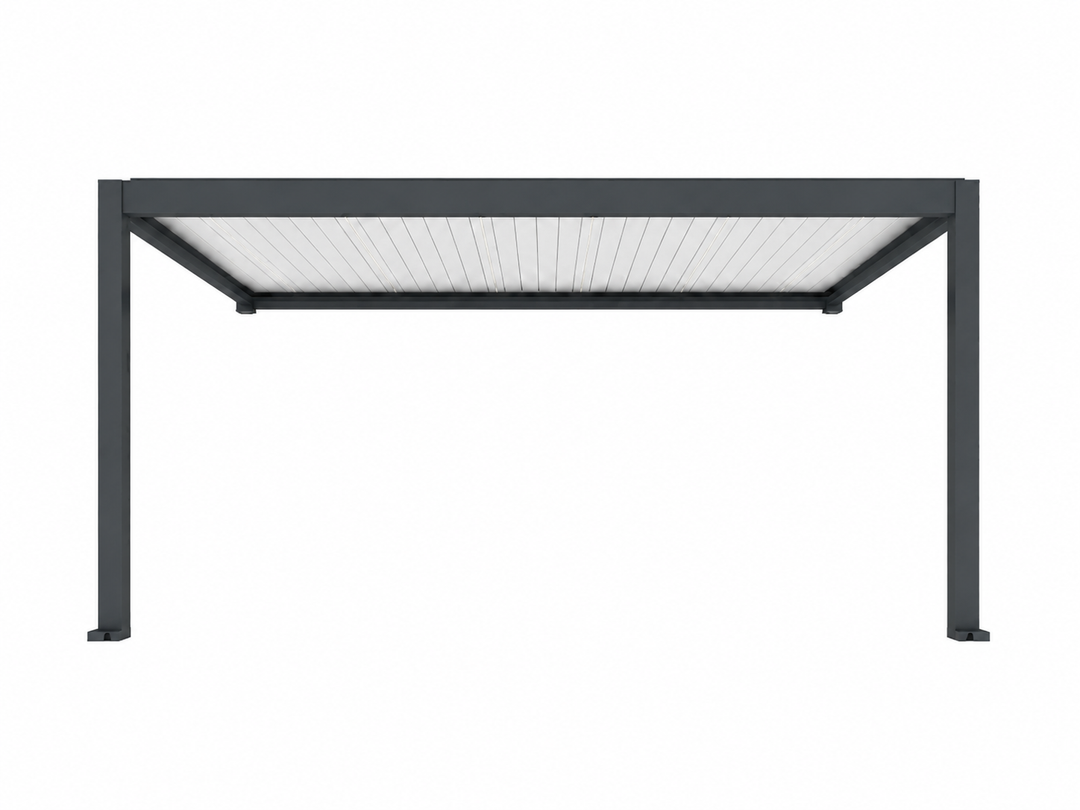 Tasman Motorised Wall Mounted Louvre Roof Aluminium Pergola