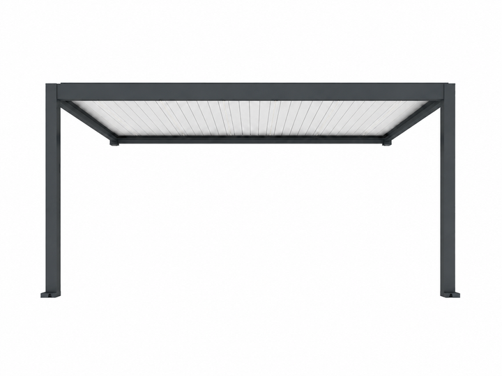 Tasman Motorised Wall Mounted Louvre Roof Aluminium Pergola