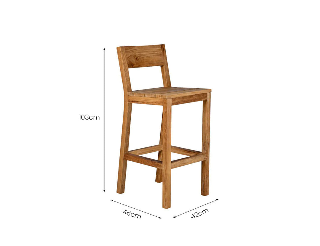 Teak Bar Chair