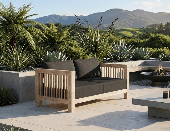 Cardrona Teak 2 Seater Sofa