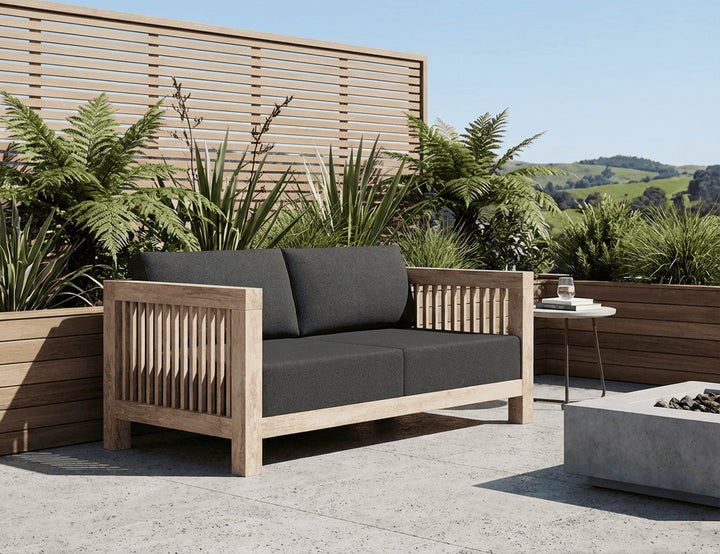 Cardrona Teak 2 Seater Sofa