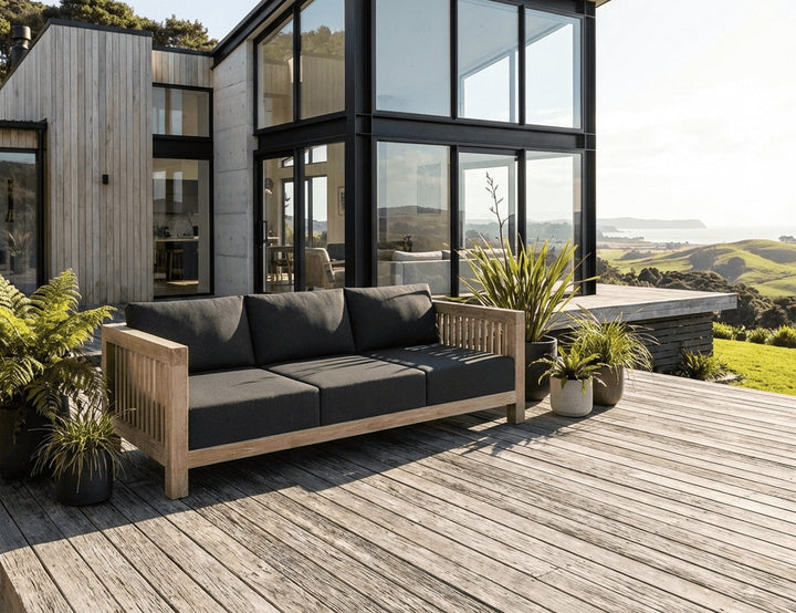 Cardrona Teak Three Seater Sofa