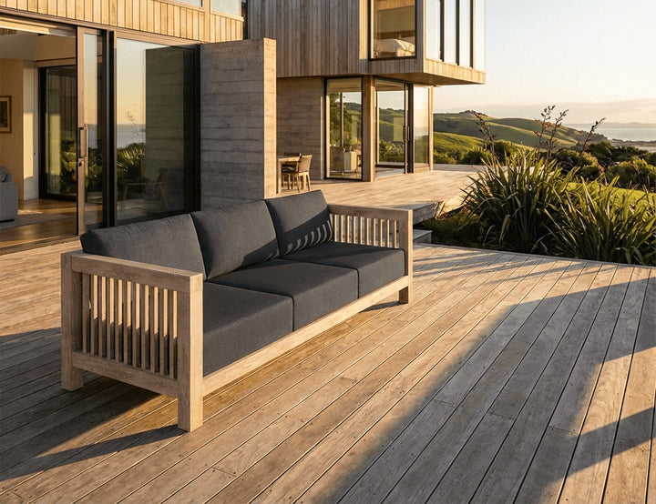 Cardrona Teak Three Seater Sofa