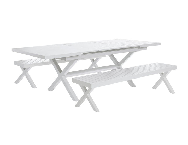 Tuba Outdoor Extension Table Dining Set - 3PCS