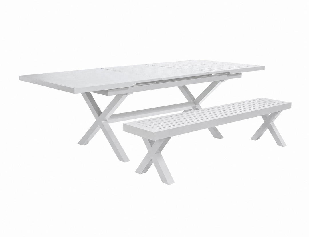 Tuba Outdoor Extension Table Dining Set - 2PCS