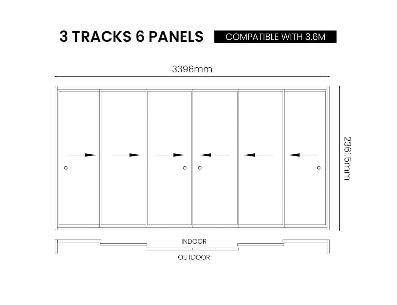 Waihi & Hahei Pergola Frame Glass Sliding Door - Living Culture