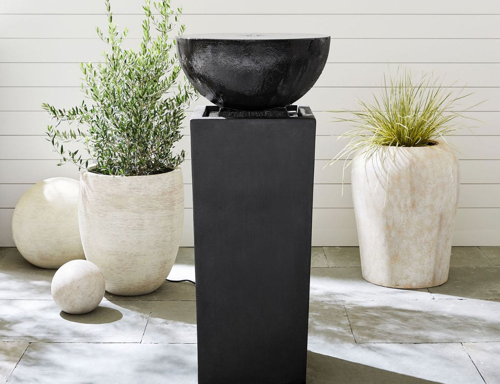 Zen Fountain, Colour: Black,