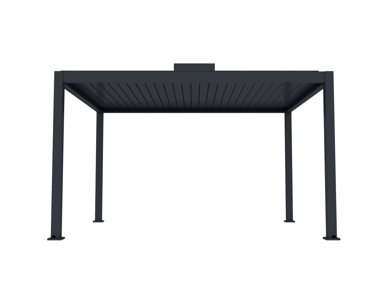 Little Oneroa Motorised Freestanding Louvre Roof Aluminium Pergola
