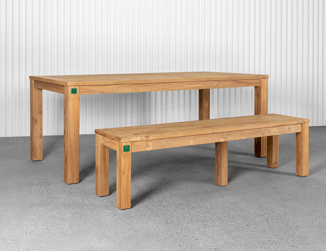 Ankola Teak Outdoor Bench 220cm