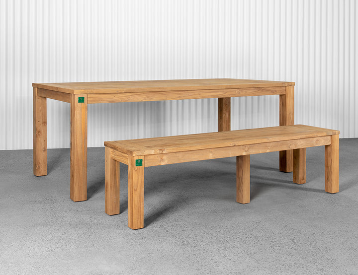 Ankola Teak Outdoor Bench 220cm
