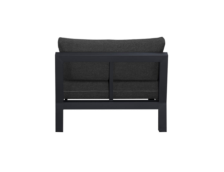 Newport Aluminium Outdoor Armless Sofa Set - 4PCS