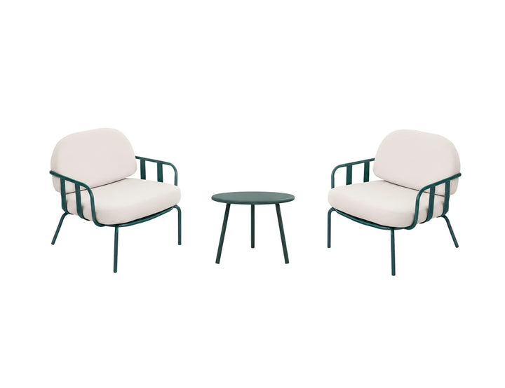 Fantail Outdoor Conversation Set With Coffee Table