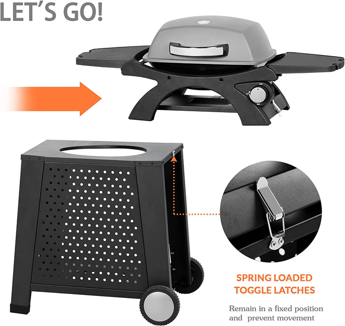 Rover Portable Gas BBQ & Trolley Set - Duo