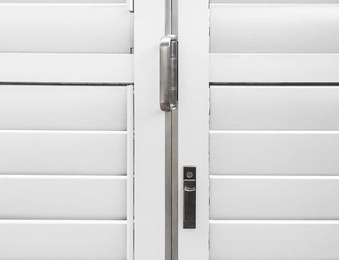 Bifold Shutter Wall For Mediterranean-SKY Wall Mounted Pergola