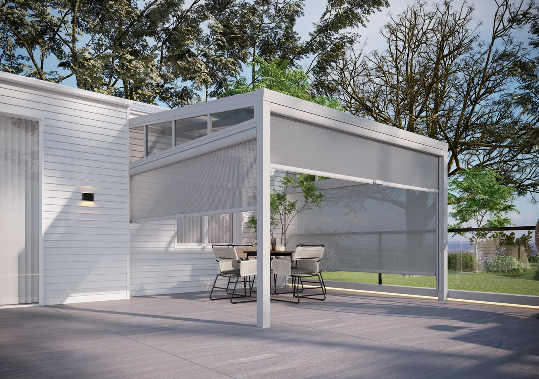 Manual Blind For Coastal Patio Cover