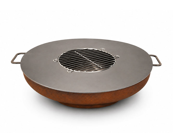 75cm Fire Pit Dual-Zone Cooking Set