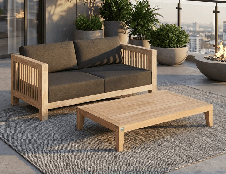 Malibu Teak Outdoor Coffee Table