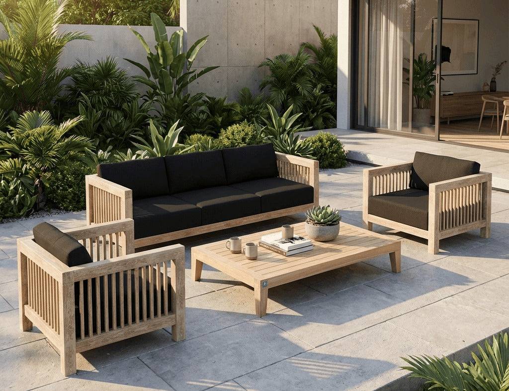 Malibu Teak Outdoor Coffee Table