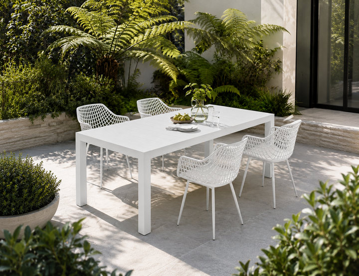 Cirrus Table With Ava Armchairs 5-Piece Dining Set