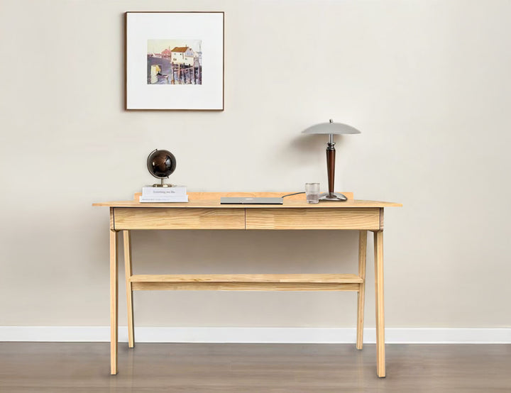 Pine Wood Study Computer Desk - 120cm