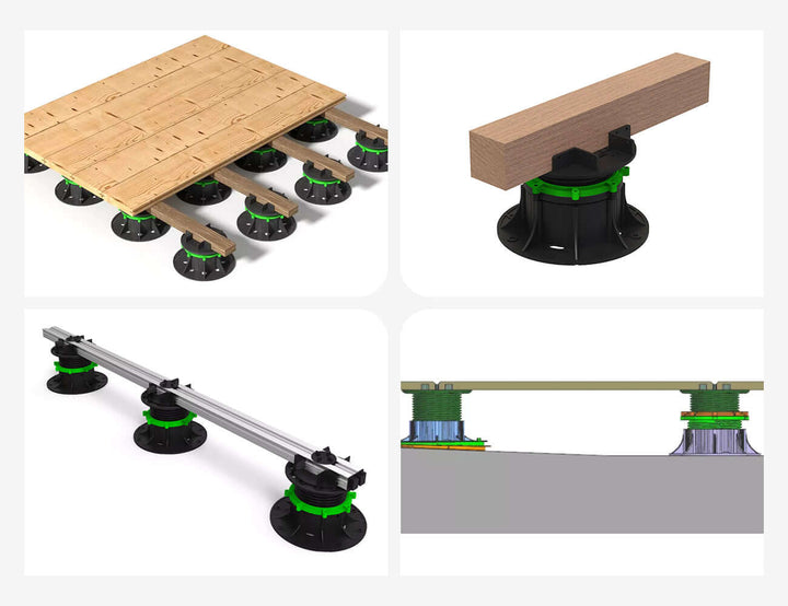 ElevaDeck Adjustable Timber Deck Pedestal
