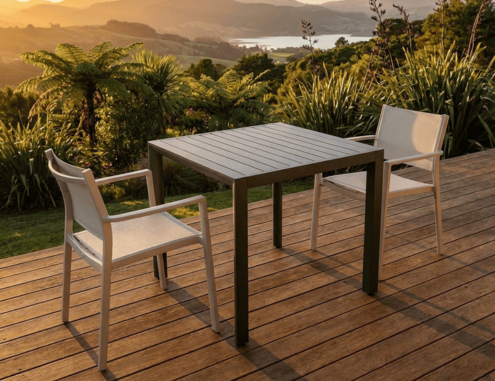 Arcus Aluminium Outdoor Patio Dining Table 80cm