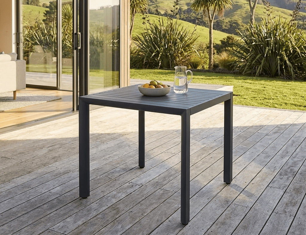 Arcus Aluminium Outdoor Patio Dining Table 80cm