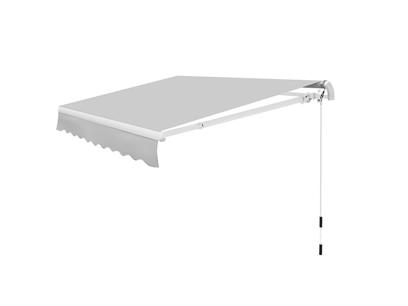 Manual Retractable Awning 3mx2.5m - Sunshade Shelter For Patio Deck