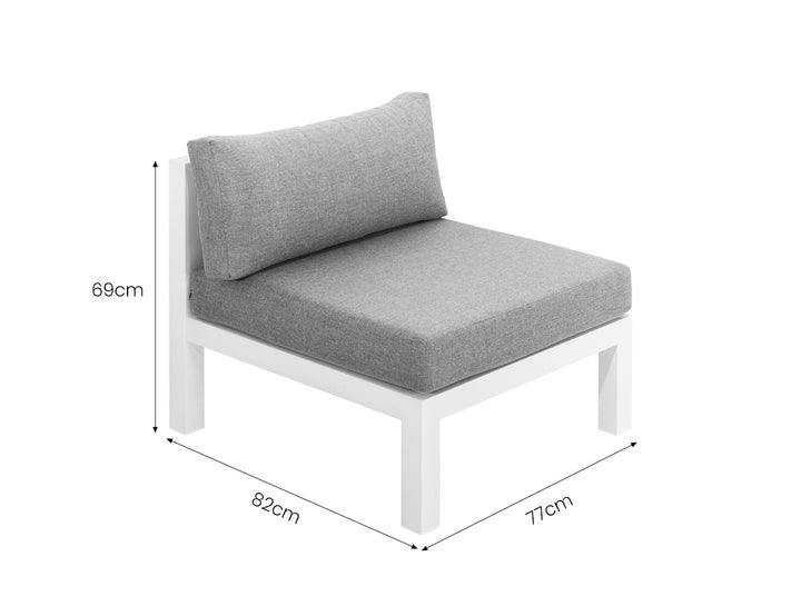 Sunbird Outdoor Sofa Sectional Set- 6 Seat