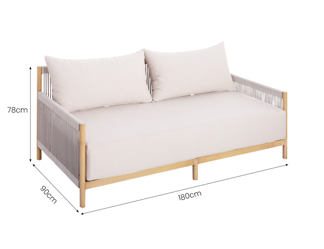 Goldfinch Outdoor Rope Sofa Set - 4 Seat